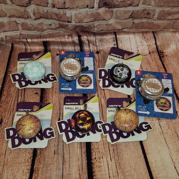 Huffy Small Ding Dong Bicycle Bell LOT of  7 Bells 🆕 - Picture 3 of 15